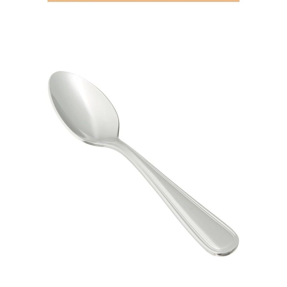 Winco 0021-09 Heavy Weight Stainless Steel Continental Demitasse Spoon
